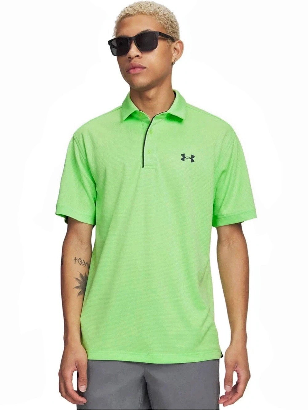 Under Armour Men's Green Tech Polo Shirt Size Large NWT